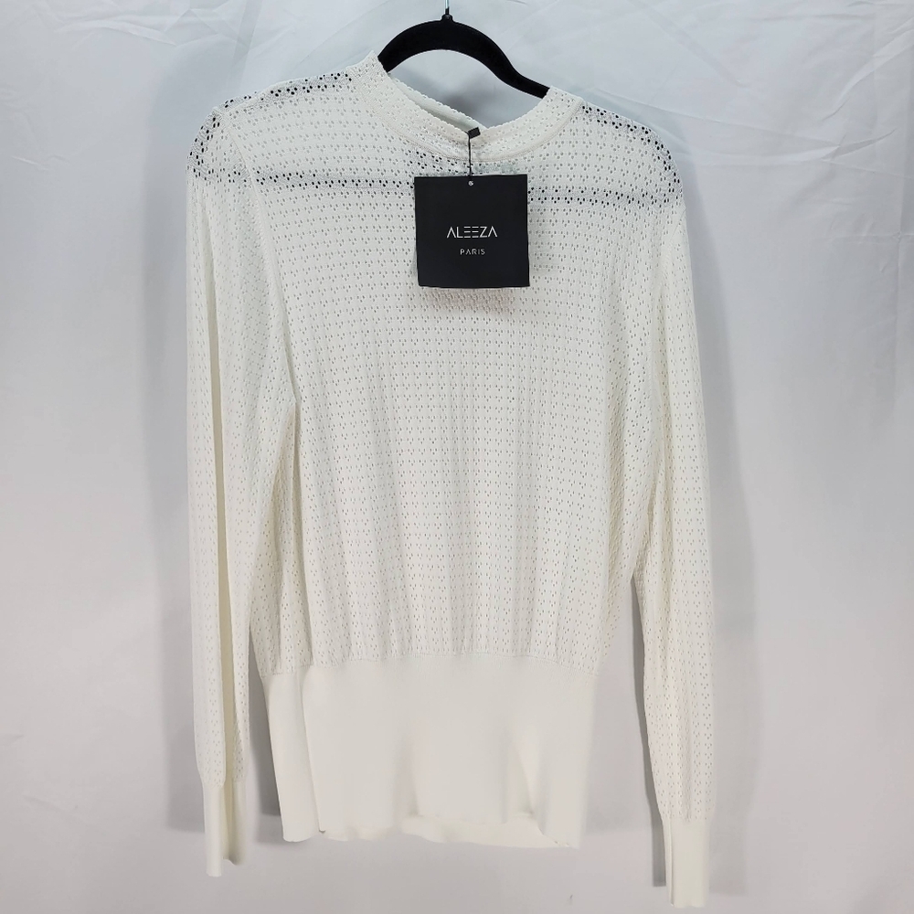 Aleeza Paris Knit Sweater Size L NWT